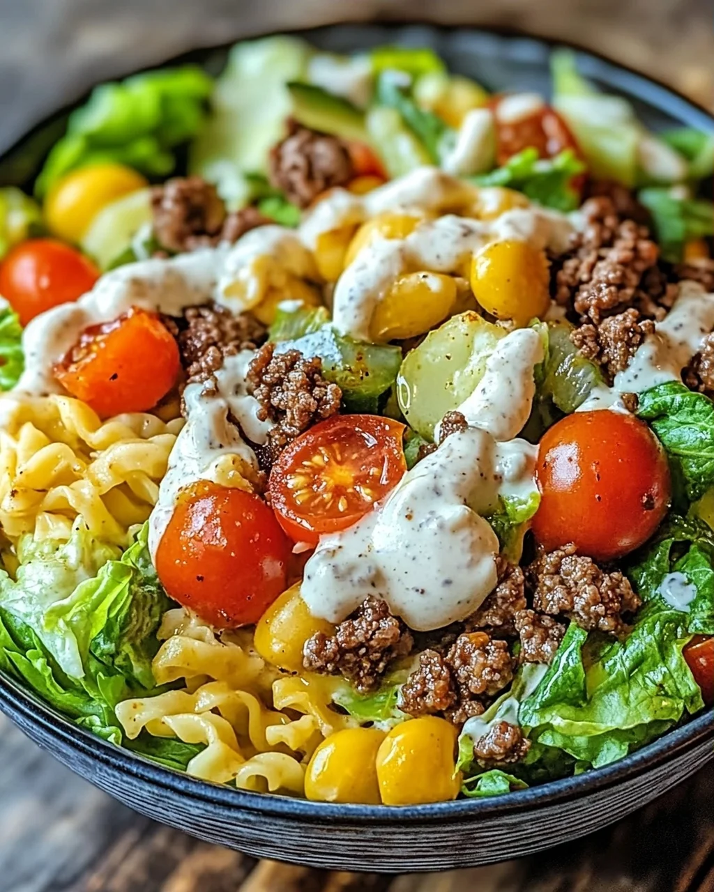 Big Mac Nudelsalat: Burgerflair in einer Schüssel