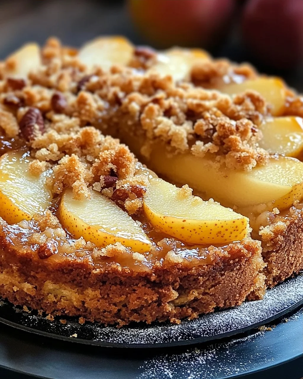 Birnenkuchen mit Streusel