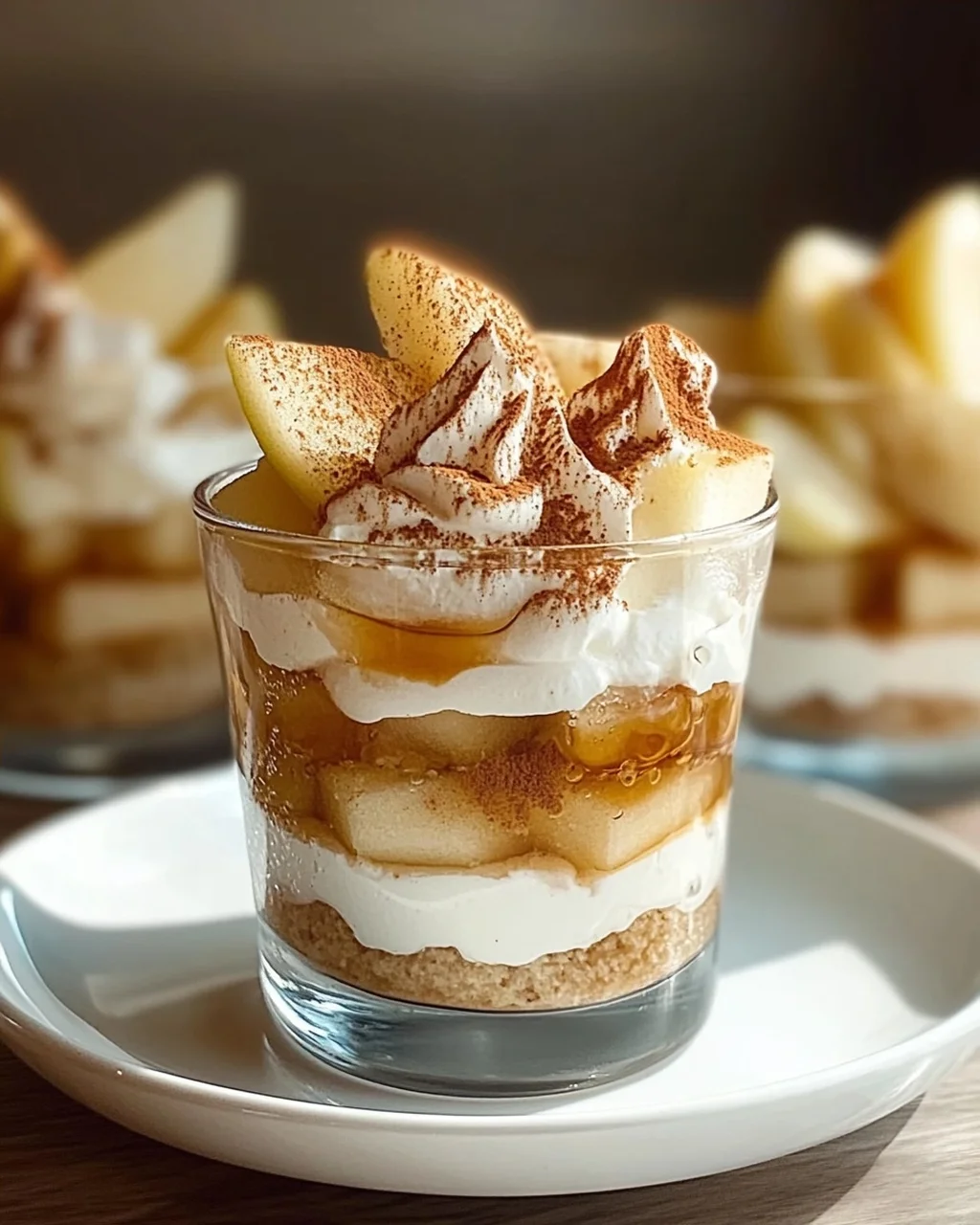 Bratapfel Tiramisu Im Glas