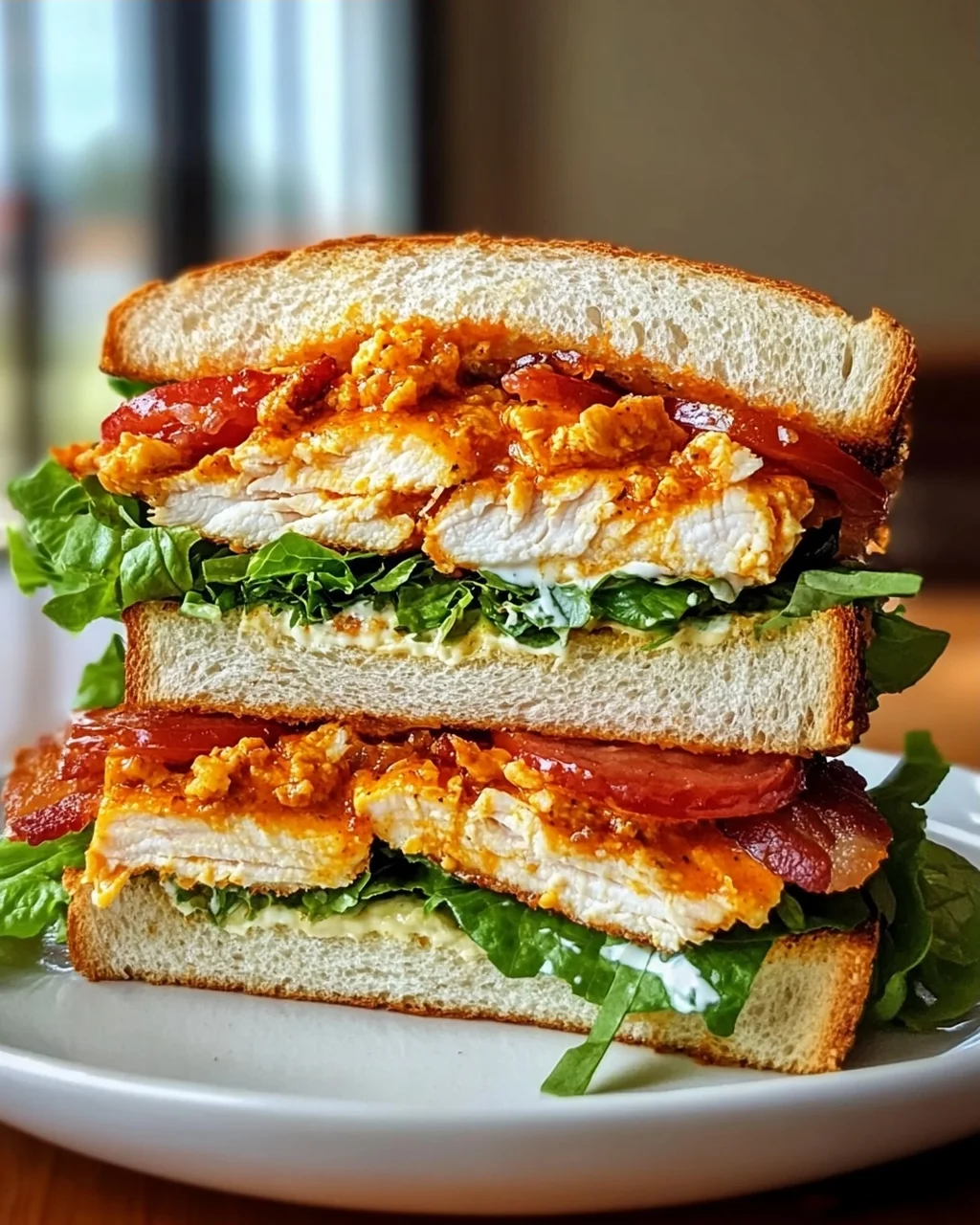 Buffalo Chicken Ranch Club Sandwich – Schnell & Lecker!