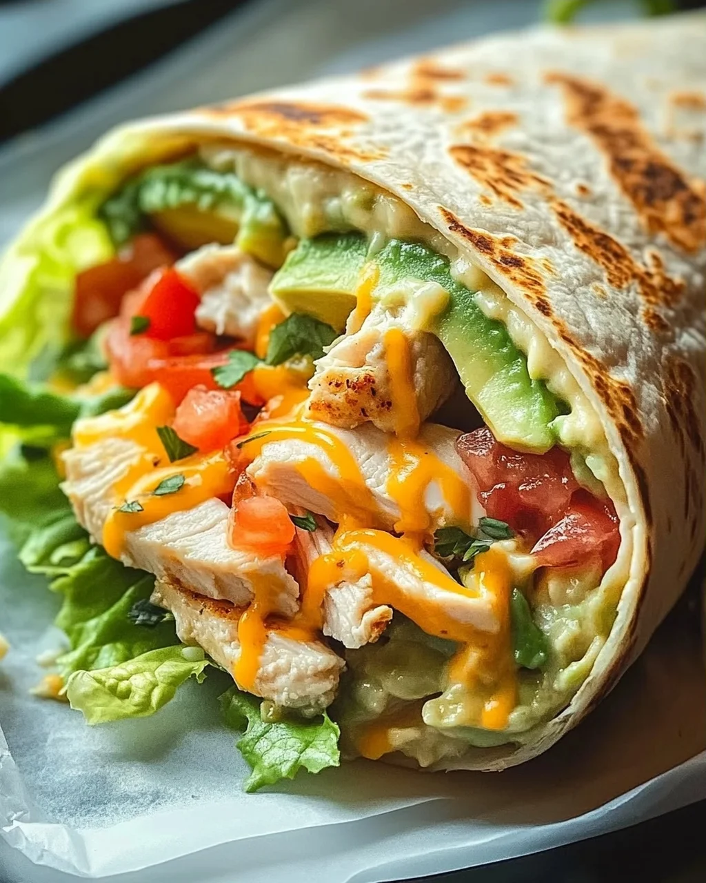 Cremige Chicken Avocado Ranch Burritos – Schnell & Lecker!