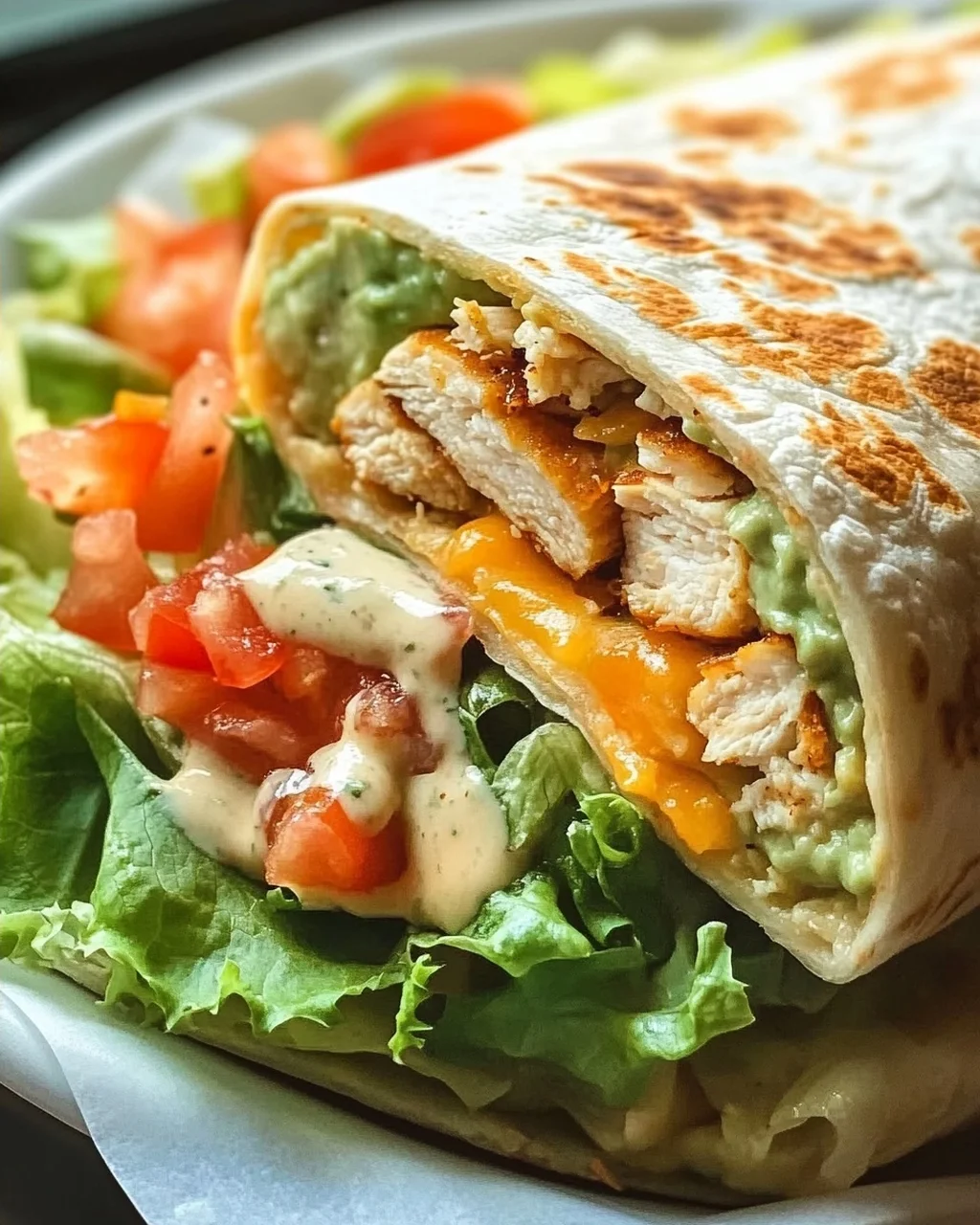 Cremige Chicken Avocado Ranch Burritos – Schnell & Lecker!