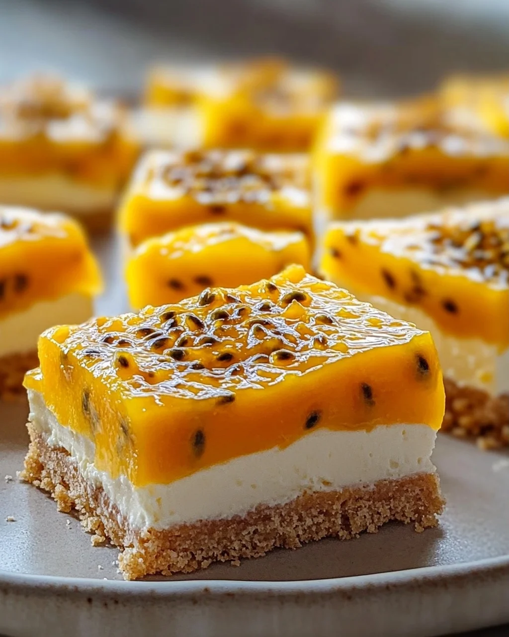 Cremige Mango-Passionsfrucht-Riegel: Tropischer Genuss!