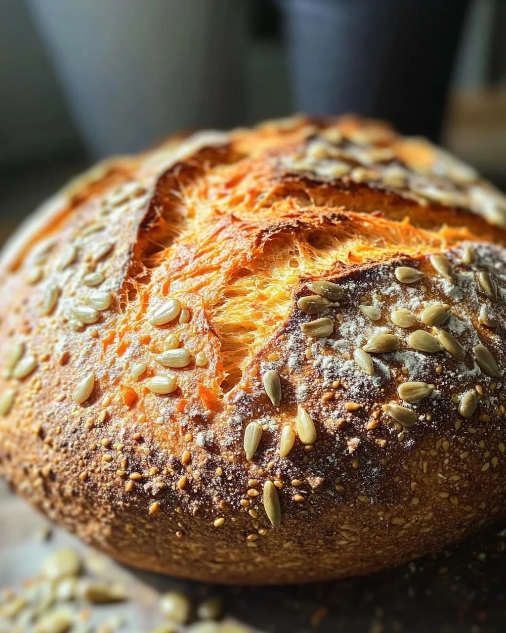Dinkel Joghurt Brot mit Möhren - Rübli-Brot