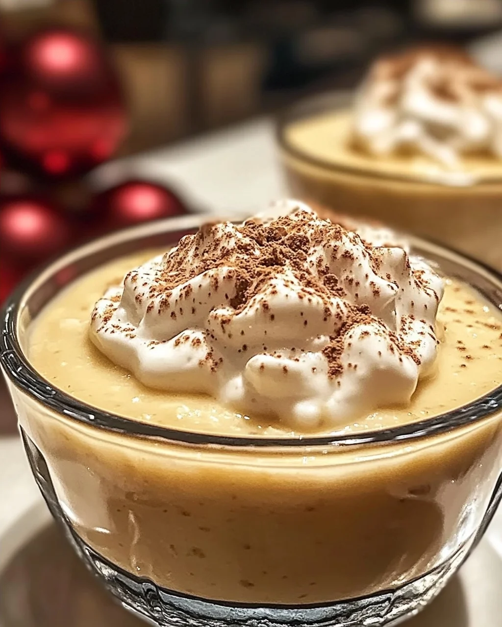 Eiernog Pudding selbst gemacht für die Feiertage