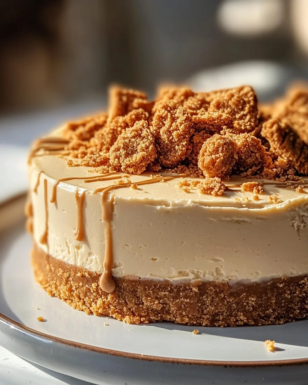 Einfacher Biscoff Cheesecake: Cremig-leckerer Genuss ohne Backen!