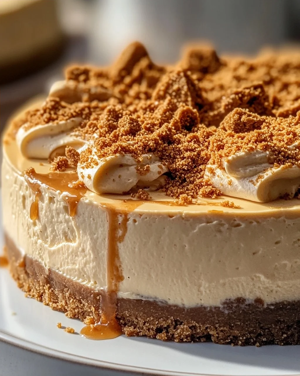 Einfacher Biscoff Cheesecake: Cremig-leckerer Genuss ohne Backen!