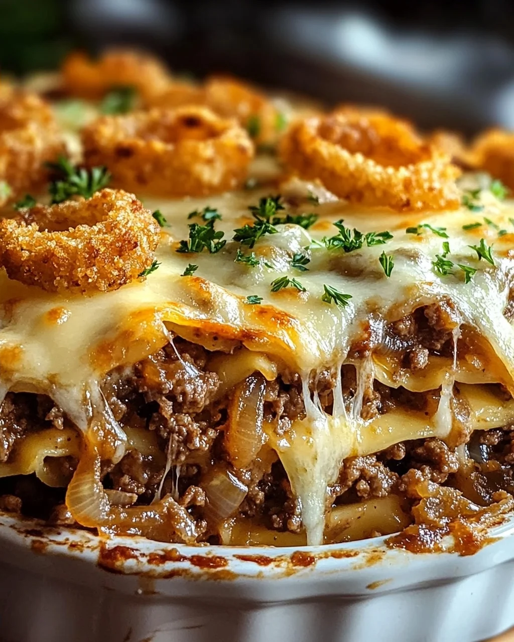French Onion Beef Casserole