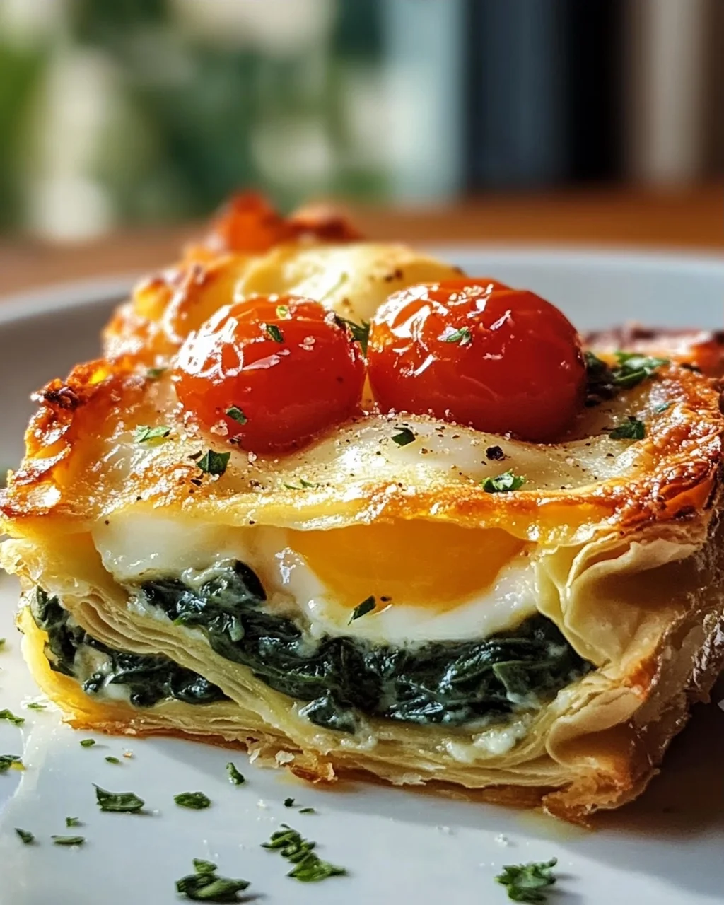 Gebackene Eier Napoleon: Köstliches einfaches Brunch Rezept