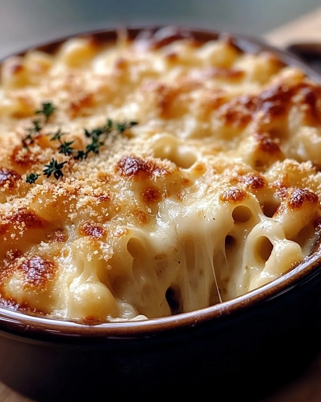 Genussvolles French Onion Soup Mac Cheese Rezept für Käseliebhaber