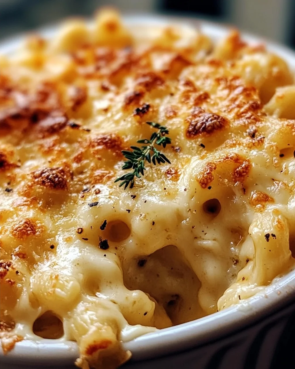 Genussvolles French Onion Soup Mac Cheese Rezept für Käseliebhaber