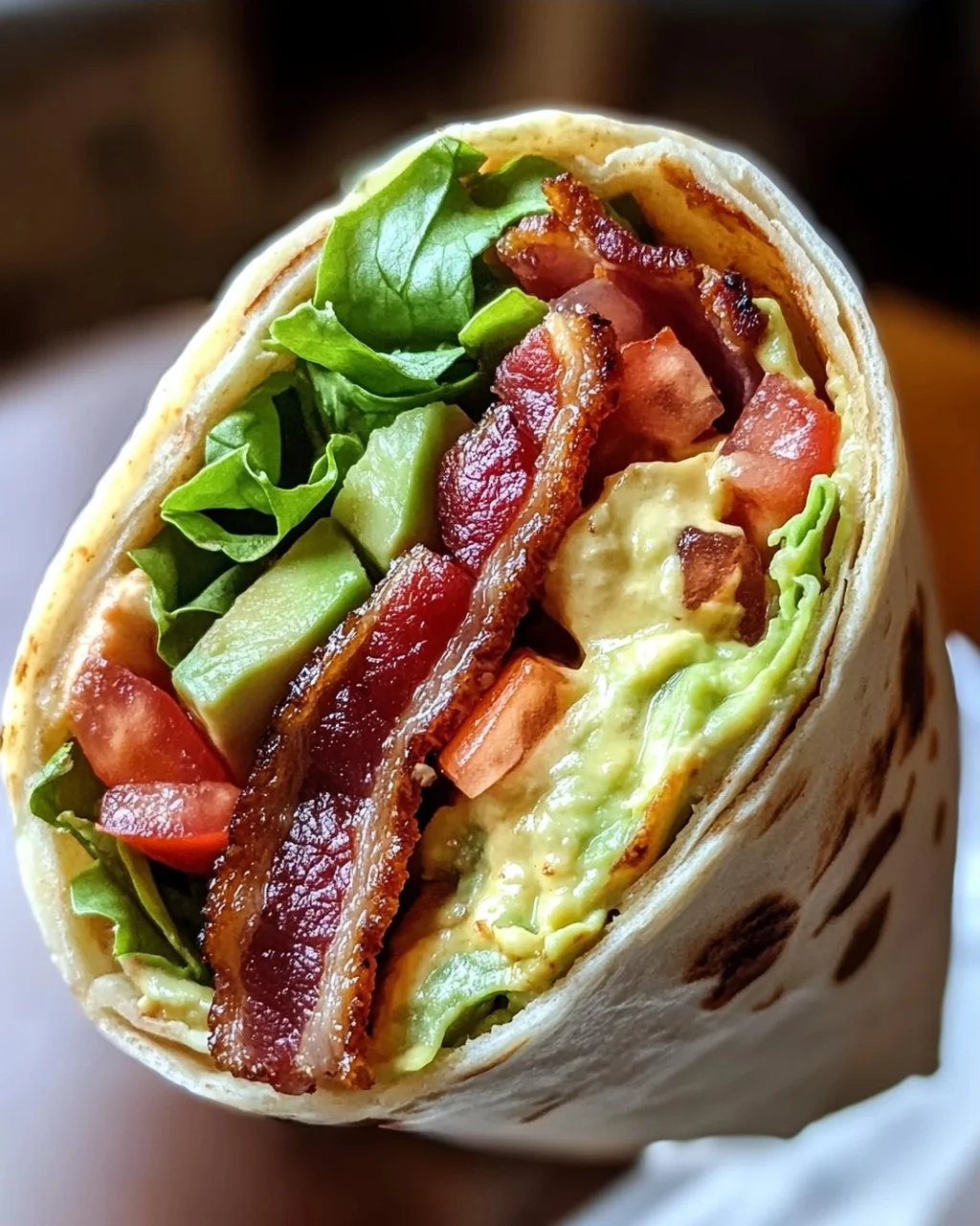 Gourmet BLT Wraps mit Geheimsoße