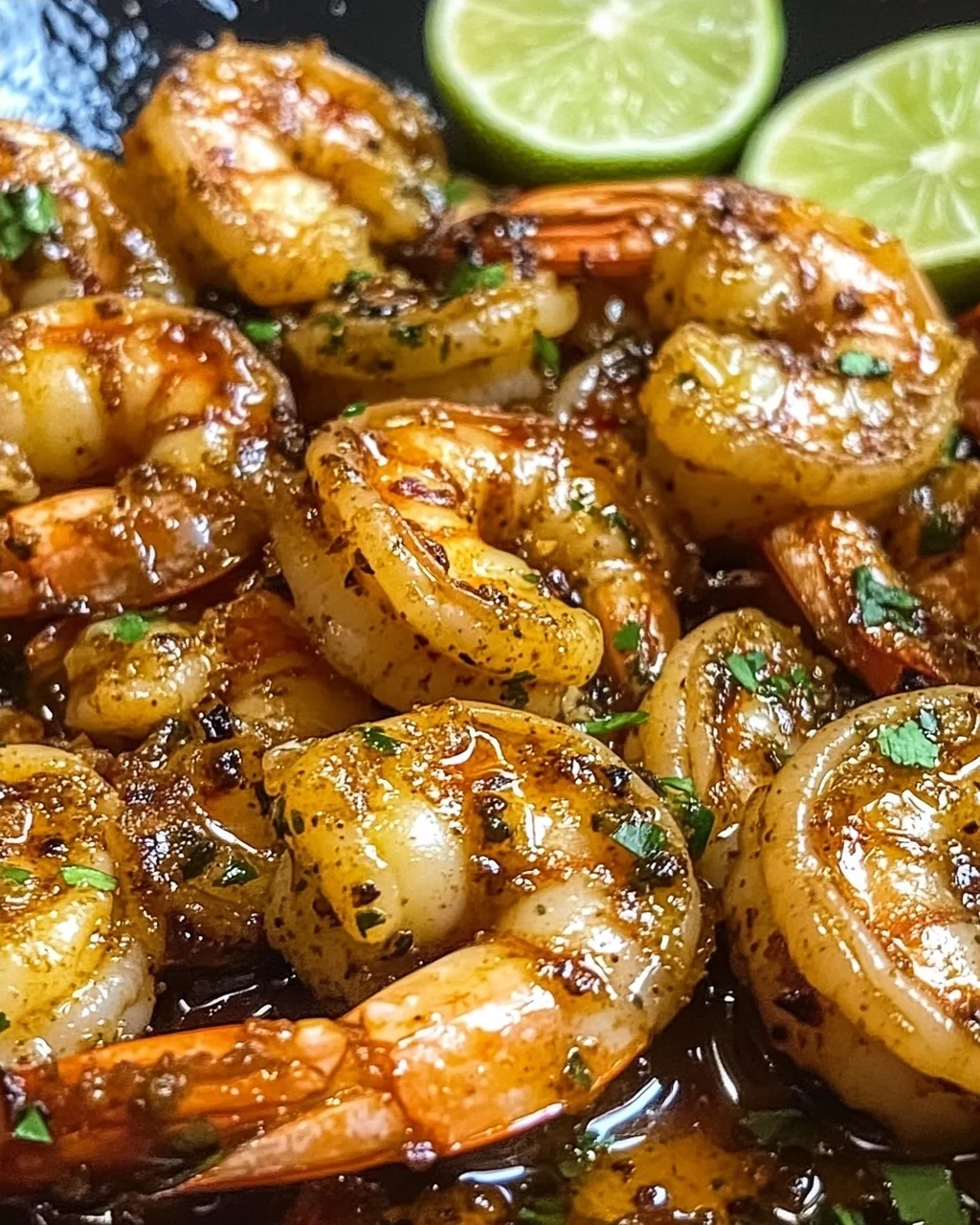 Hatch-Chili geräucherte Garnelen mit Knoblauchbutter