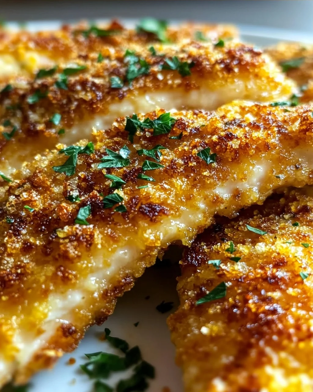 Knuspriges Parmesan-Knoblauch Hähnchen vom Blech Rezept
