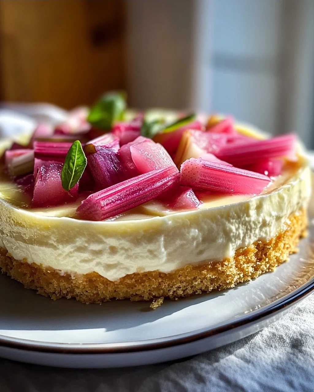 Leckerer Rhabarber Quark Pudding Kuchen – Einfaches Rezept!