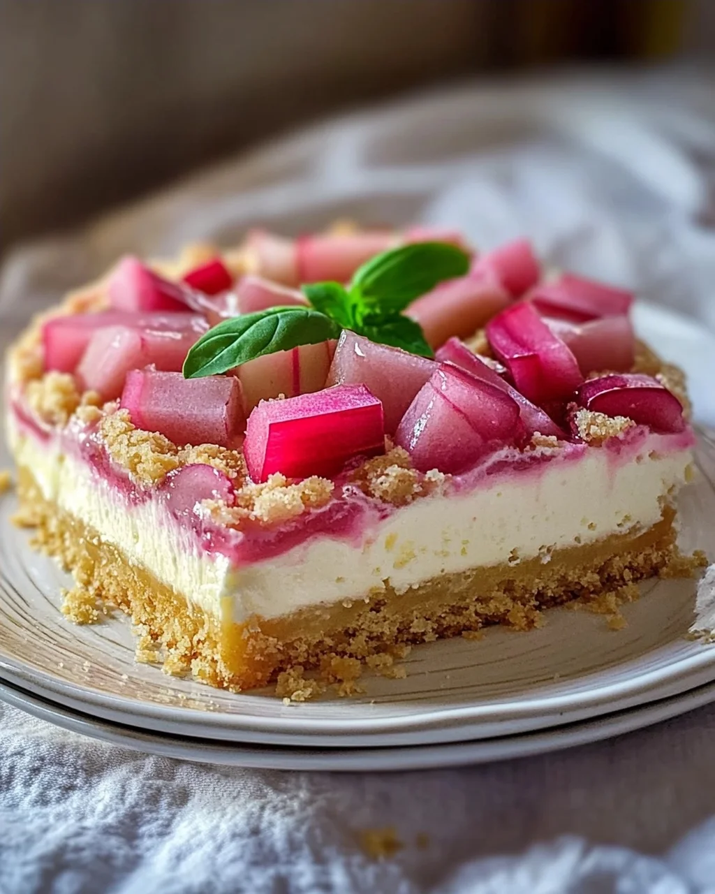 Leckerer Rhabarber Quark Pudding Kuchen – Einfaches Rezept!