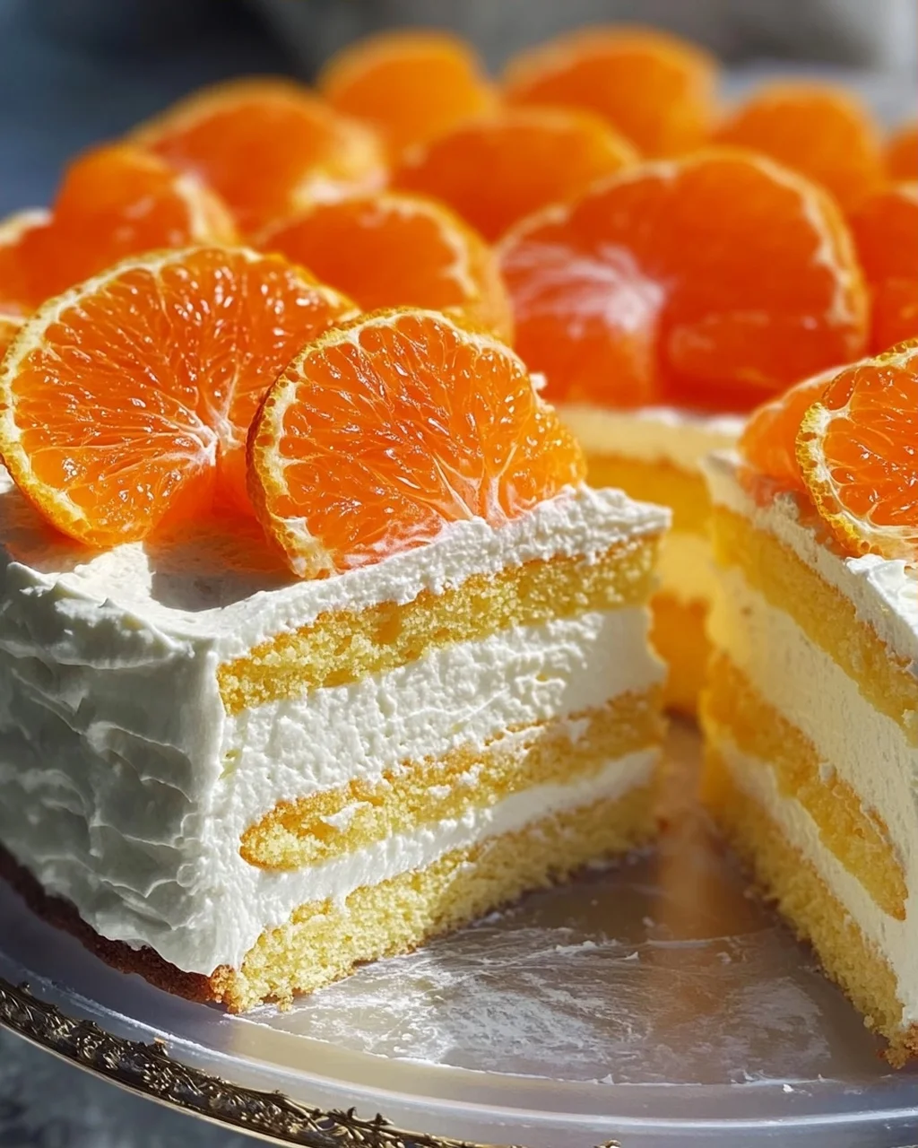Mandarinen-Quark-Kuchen mit Geheimzutat