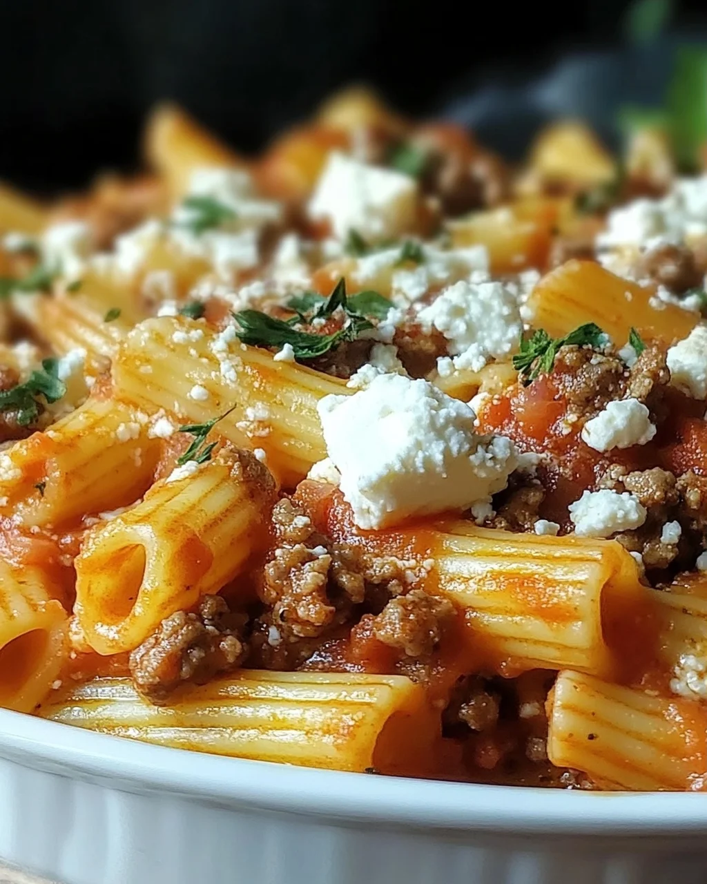 Nudelauflauf Mit Feta Hackfleisch Das Einfache Rezept Fur Genieser