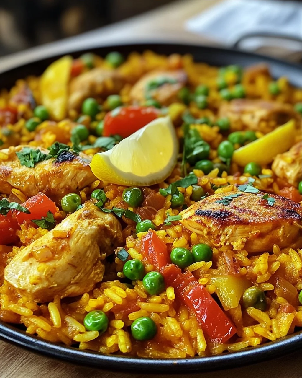 Paella mit Hähnchen