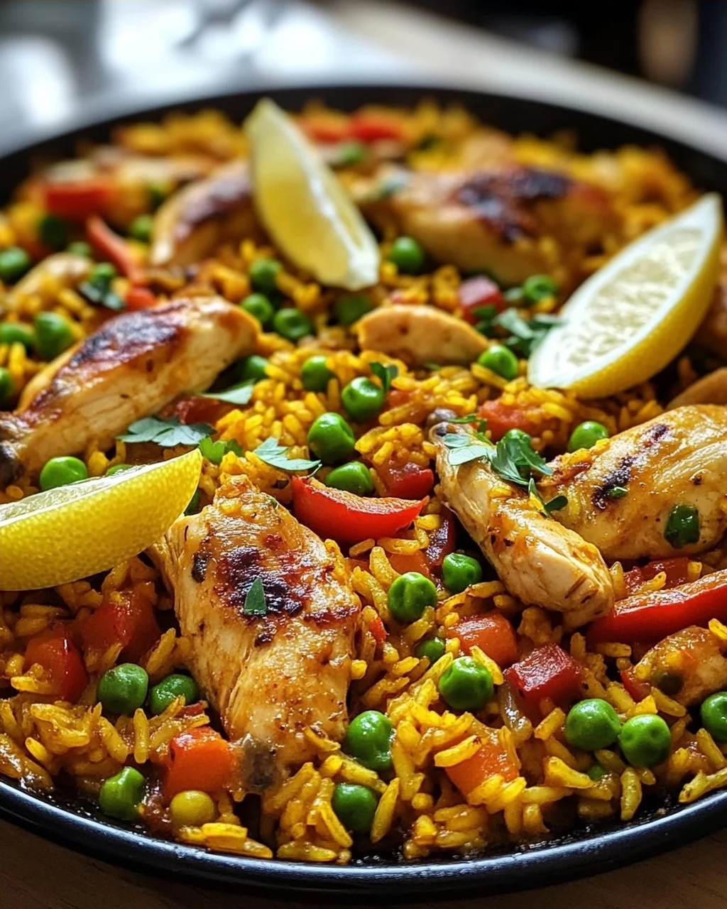 Paella mit Hähnchen
