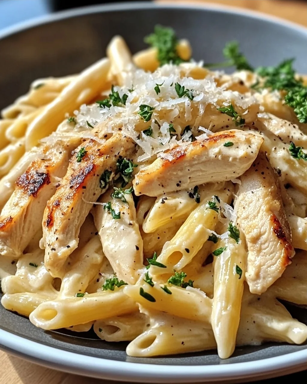 Pasta mit Hähnchen