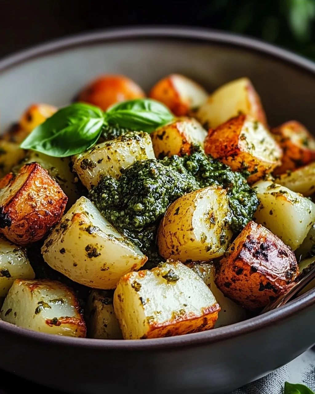 Pesto-Kartoffel-Bowl