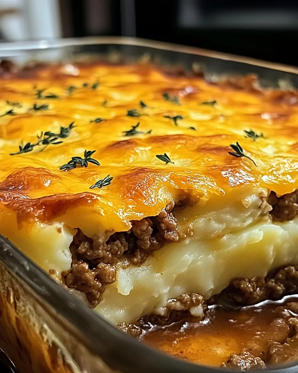 Rinderhackfleisch und Kartoffelauflauf für jeden Tag