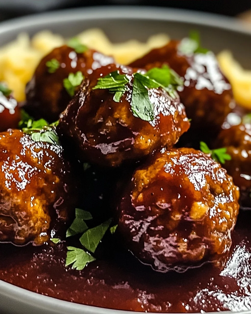 Rotwein Fleischbällchen für kalte Abende