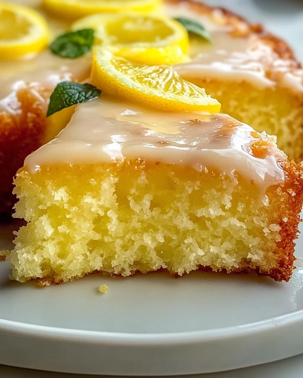 Saftiger Joghurt Zitronen Kuchen – Ein einfacher Rührkuchen!