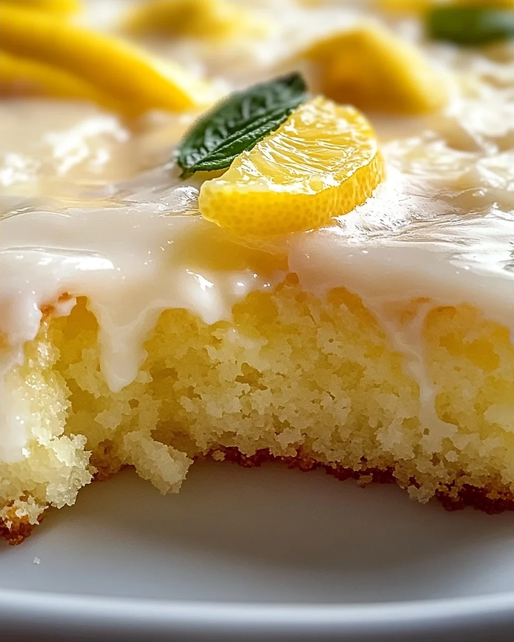 Saftiger Joghurt Zitronen Kuchen – Ein einfacher Rührkuchen!