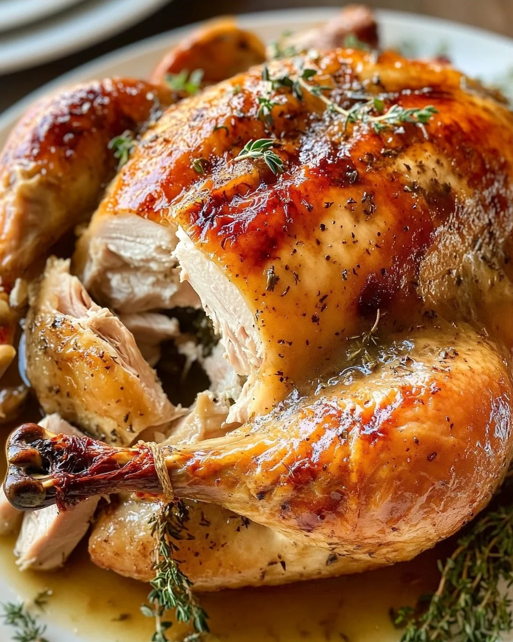 Saftiger Roast Turkey mit köstlicher Bratensauce