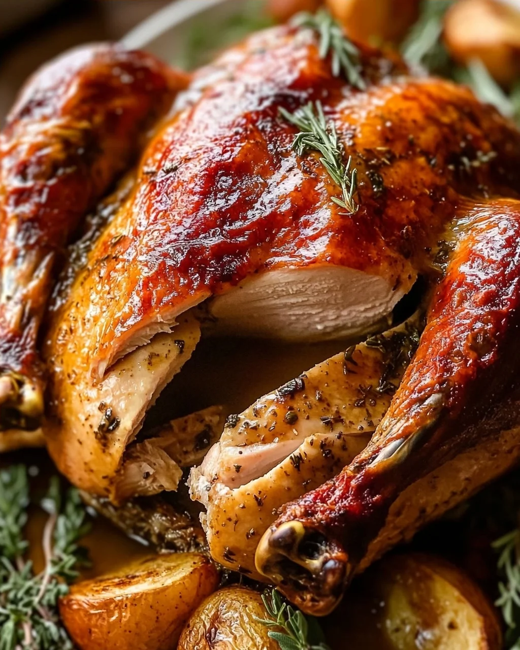 Saftiger Roast Turkey mit köstlicher Bratensauce