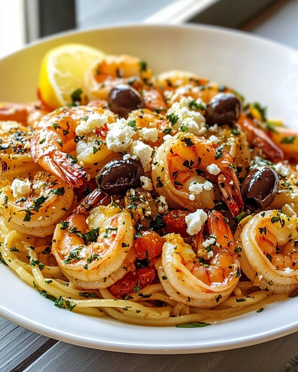 Scharfe Griechische Garnelen Scampi: Chili & Kräuter-Kick!
