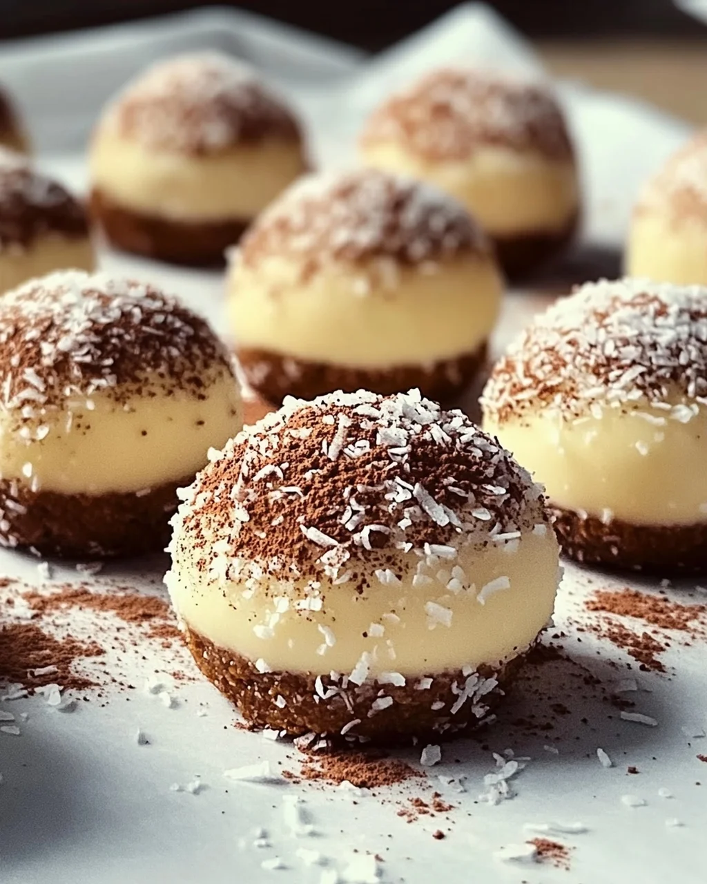 Schnelle Käsekuchen-Kugeln