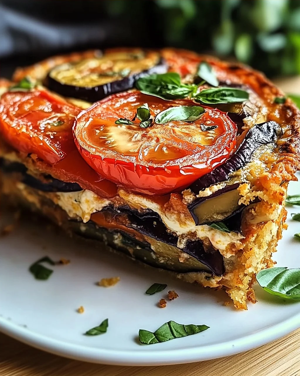 Sommer Tomaten und Auberginen Kuchen Rezept