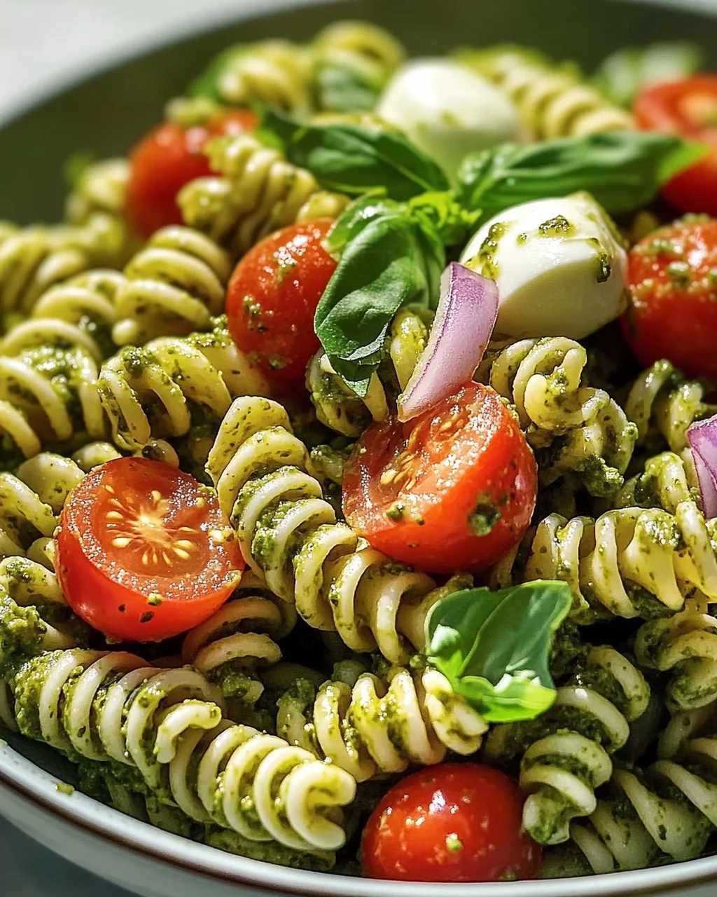 Sommerlicher Pesto Pasta Salat: Schnell & Frisch!