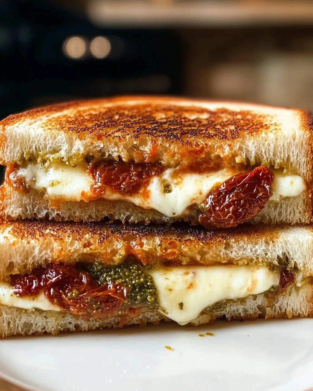 Sonnengetrocknete Tomaten Pesto Grilled Cheese