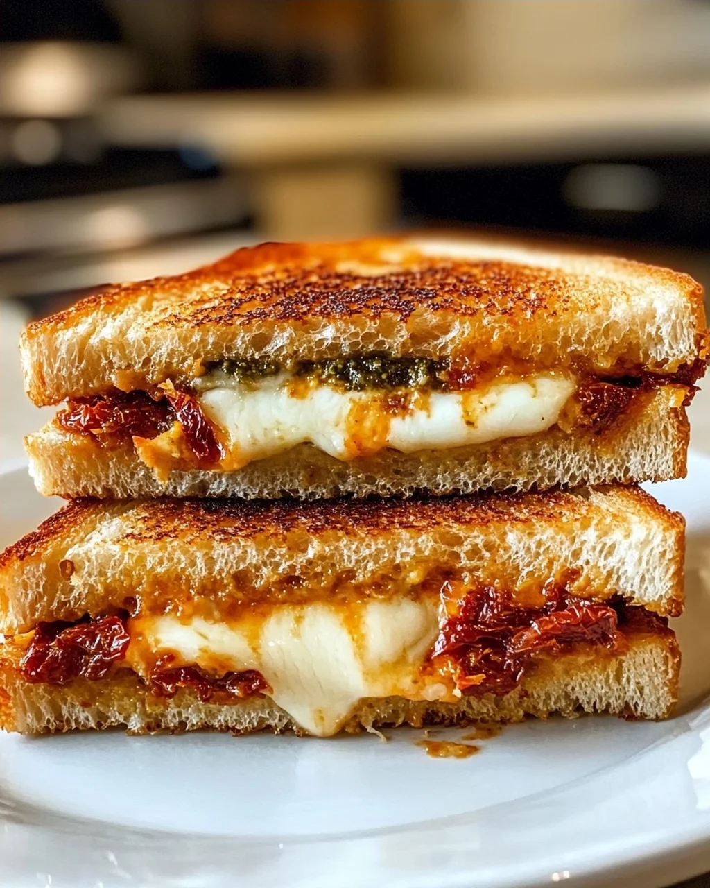 Sonnengetrocknete Tomaten Pesto Grilled Cheese