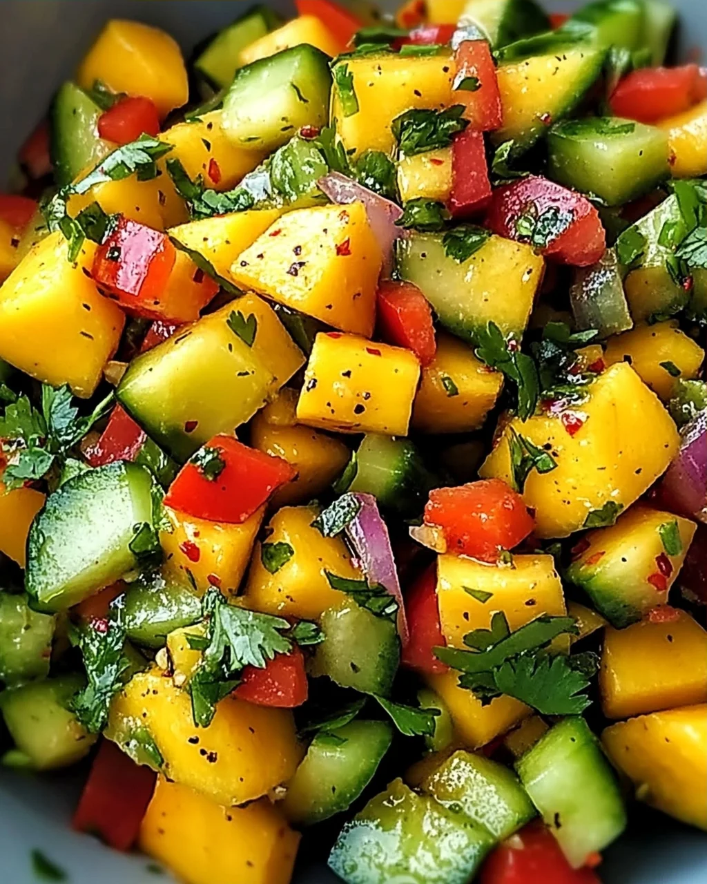 Thai-Mango-Gurken-Salat für erfrischende Genussmomente