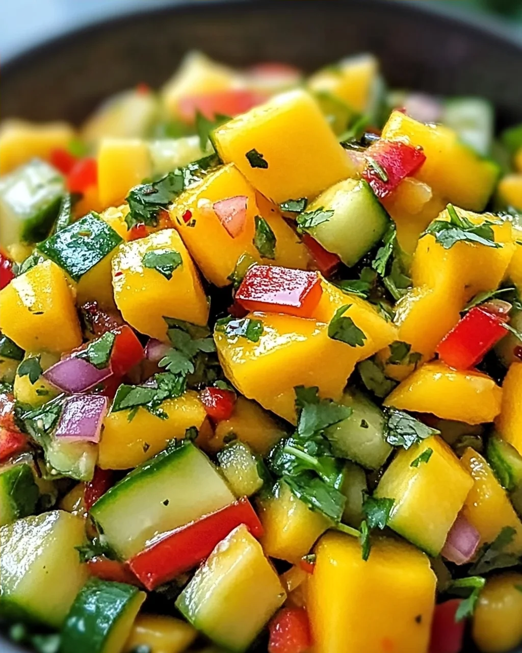 Thai-Mango-Gurken-Salat für erfrischende Genussmomente