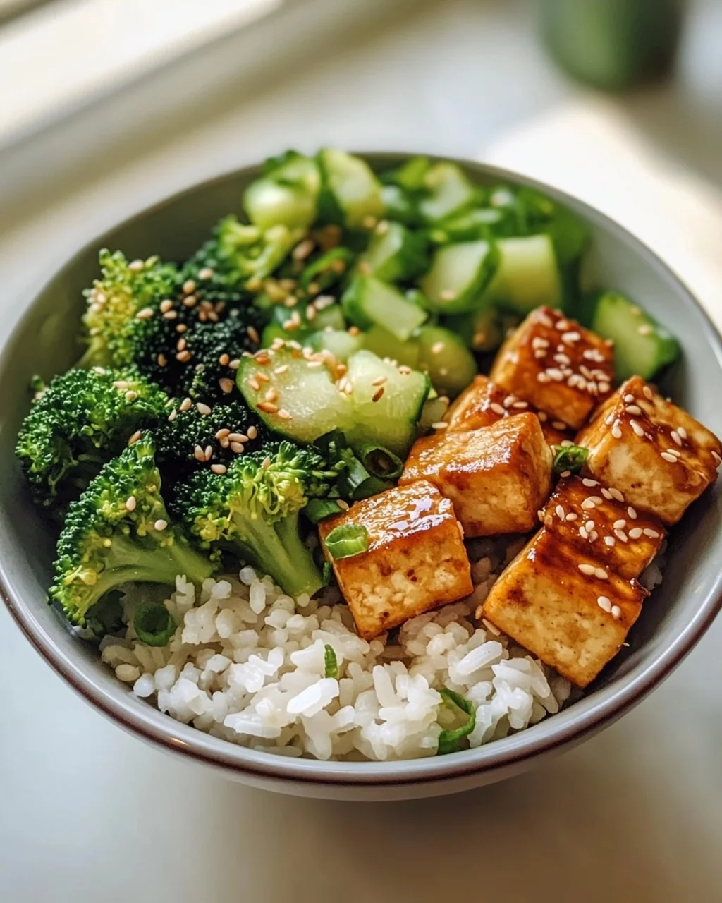 Tofu & Broccoli Bowl: Gesund & lecker mit Sesam-Dressing