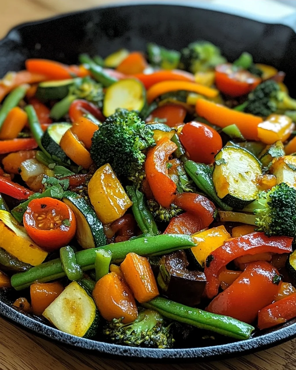 Vegetarische Gemüsepfanne
