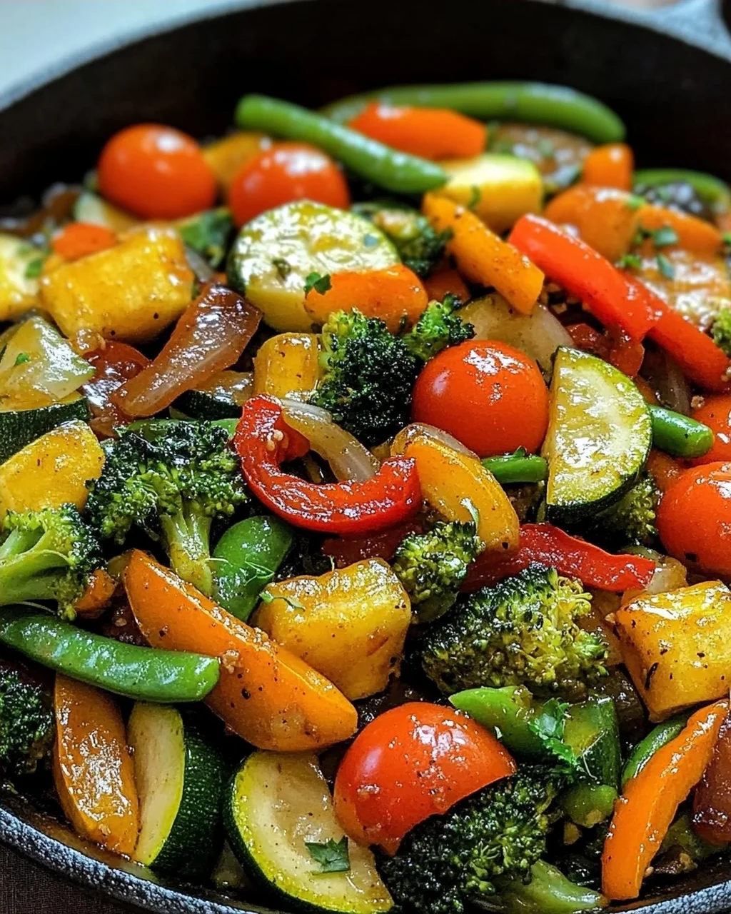 Vegetarische Gemüsepfanne