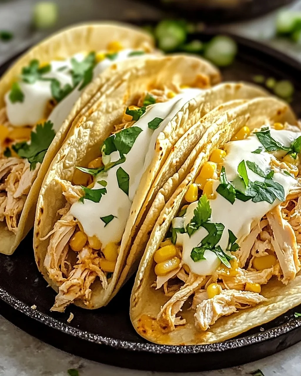 Weiße Hühner-Chili-Tacos für die ganze Familie