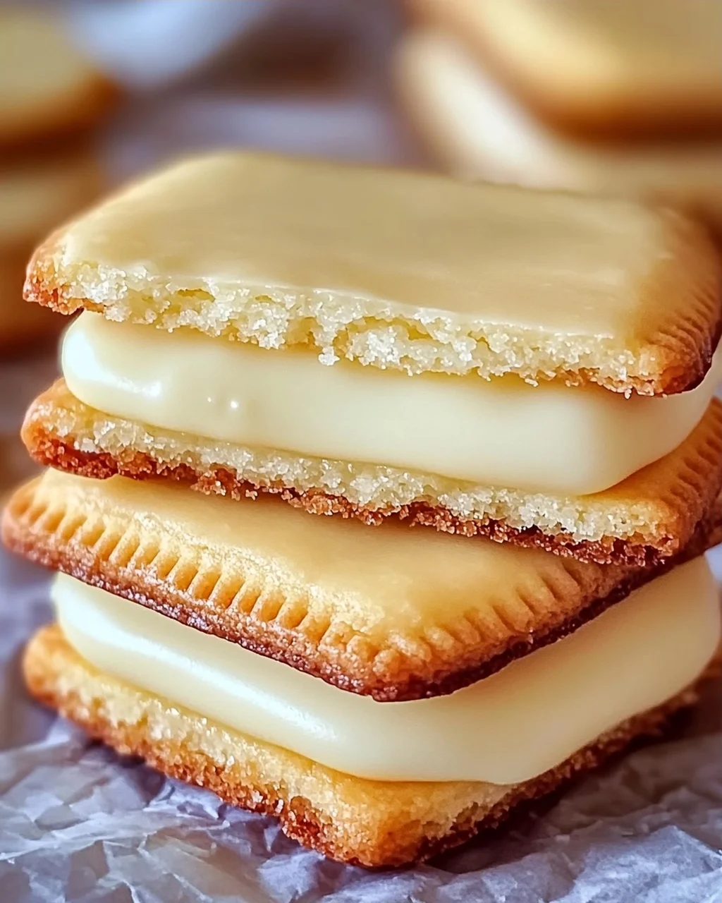 Weißer Geliebter: Japanische Sandwichkekse selber machen